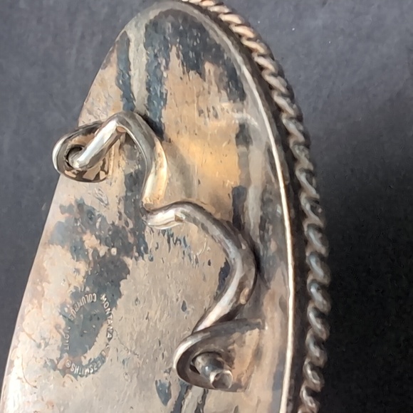 Montana Silversmith Columbus Mont. Turn & Burn Western Numbered Belt Buckle - Picture 6 of 12